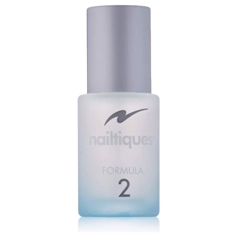 Nailtiques Formula 2 front bottle showing label and compact size benefits