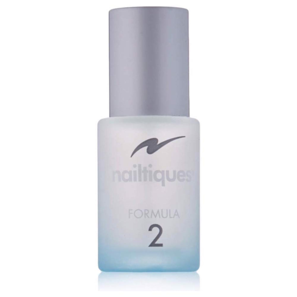 Nailtiques Formula 2 front bottle showing label and compact size benefits