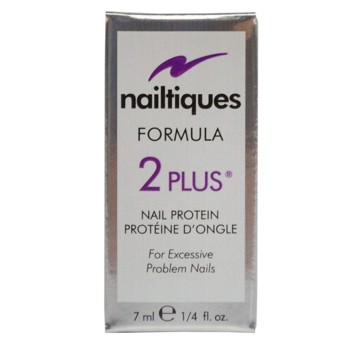 Nailtiques bottle front label showing brand and compact 0.25 oz size for easy strength
