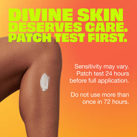 Nair before-and-after smooth skin comparison after use