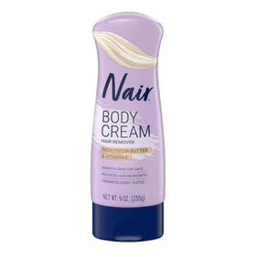 Nair before-and-after legs comparison showing smoother skin longer benefit