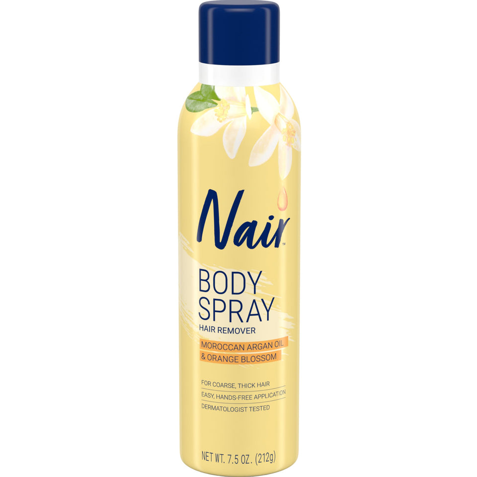 Nair front packaging showing product and benefits