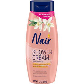 Nair front packaging 12 oz showing product and benefits