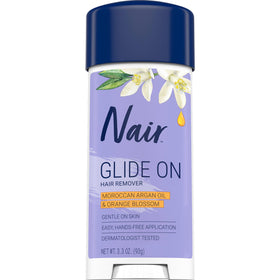 Nair Glide On stick front packaging showing size and branding for quick selection