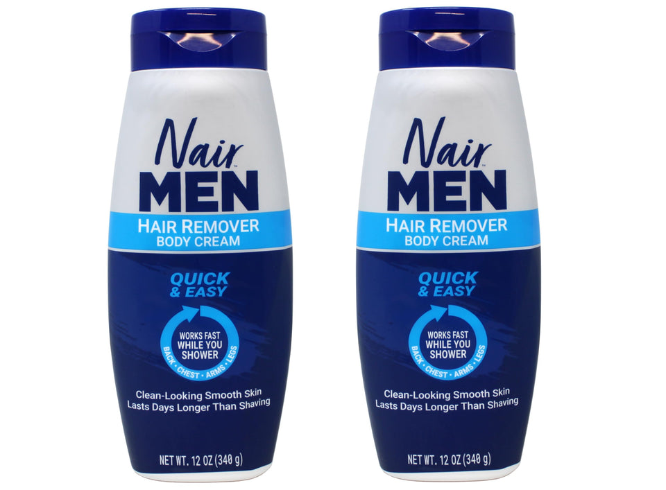 Nair pump bottle front packaging showing brand and product for easy selection