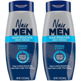Nair men front packaging showing product and benefits