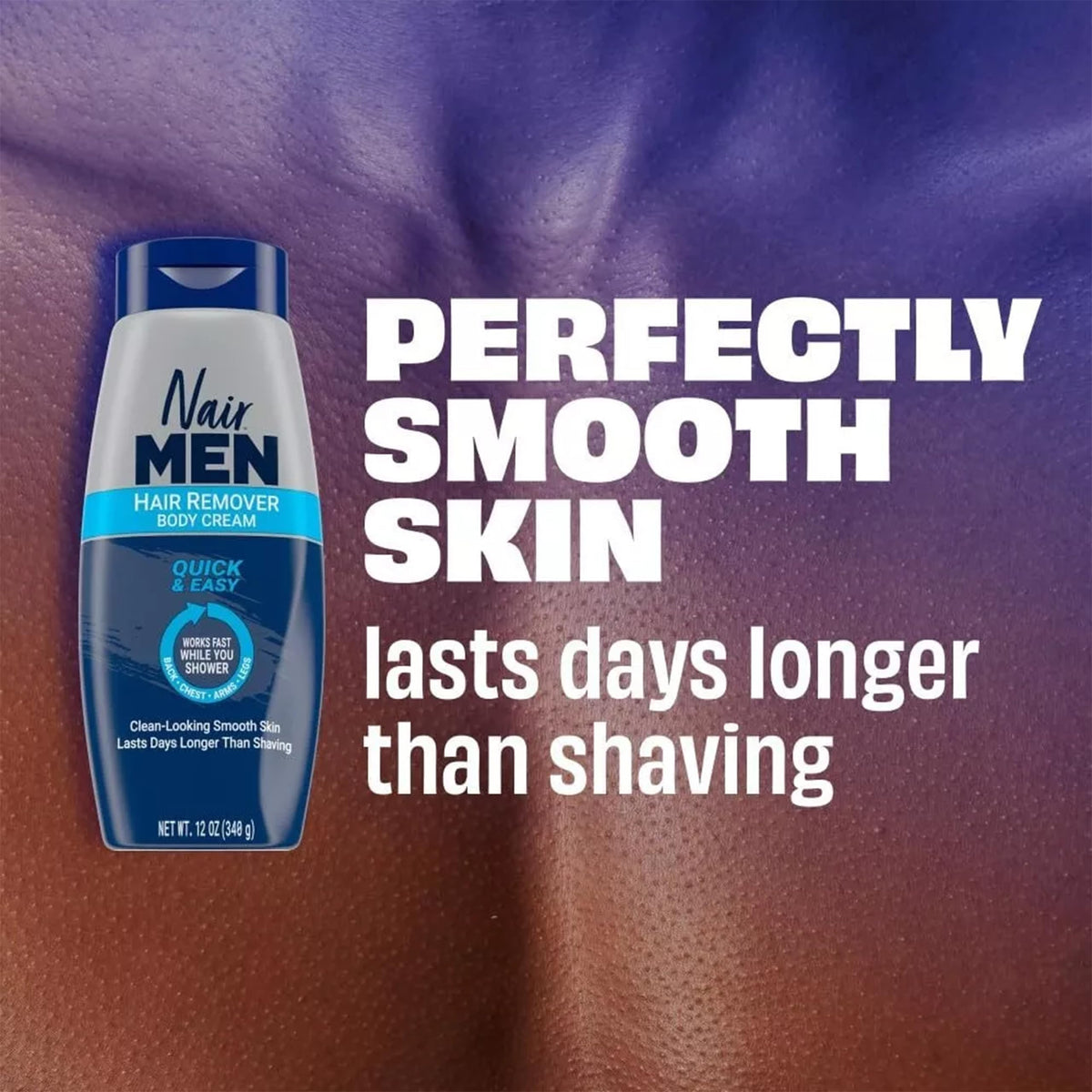 Nair men two 12 oz tubes size comparison for value