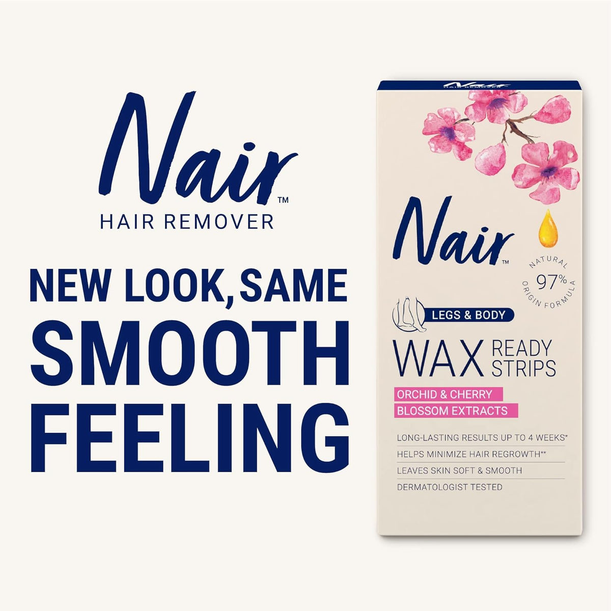 Nair two-pack stacked to show extra supply and value for multiple uses