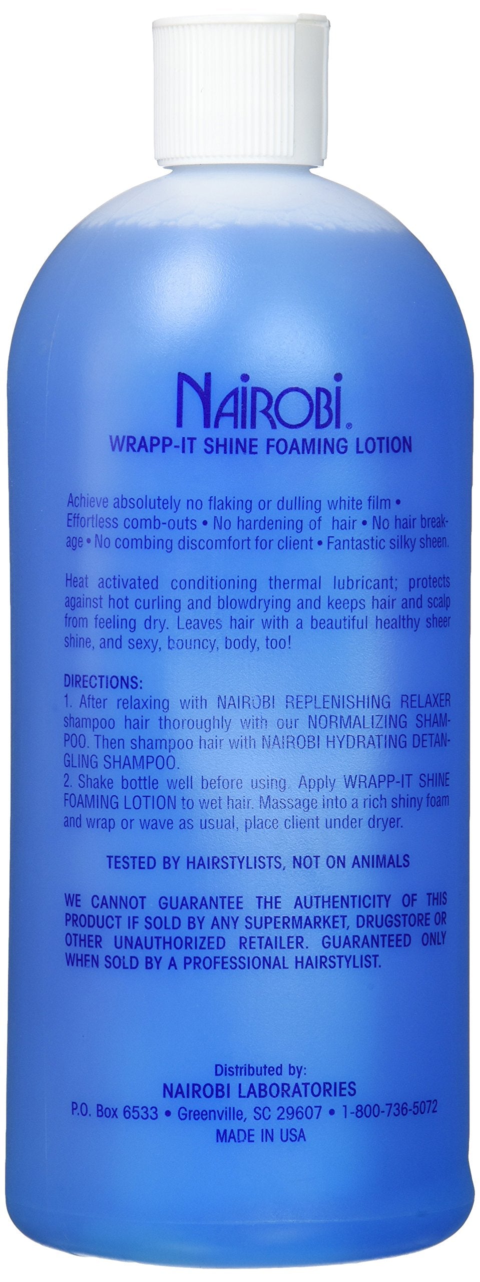 Nairobi close-up of Wrap-It Shine foam texture demonstrating easy application benefit