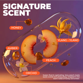 naissant label close-up noting clean, ammonia-free formula benefits