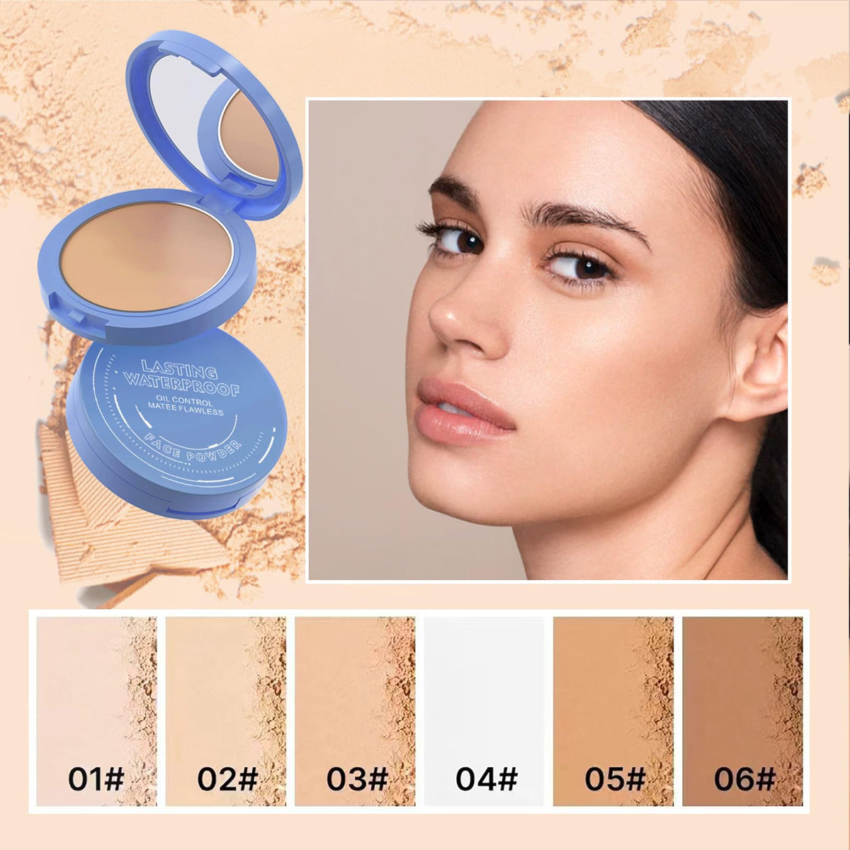 NAISSIYA powder beside foundation showing coordination benefit