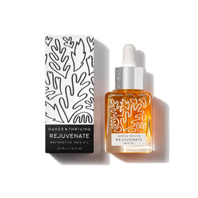 Naked & Thriving front bottle shot showing clean packaging and organic benefit