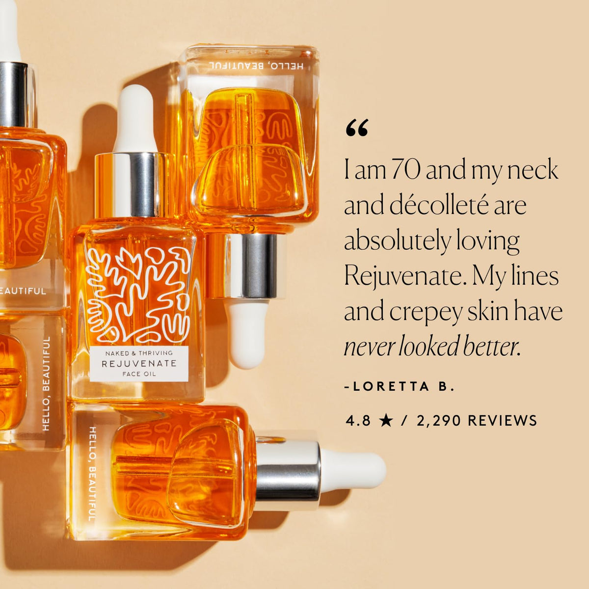Naked & Thriving key ingredients arranged, highlighting natural nourishment benefits