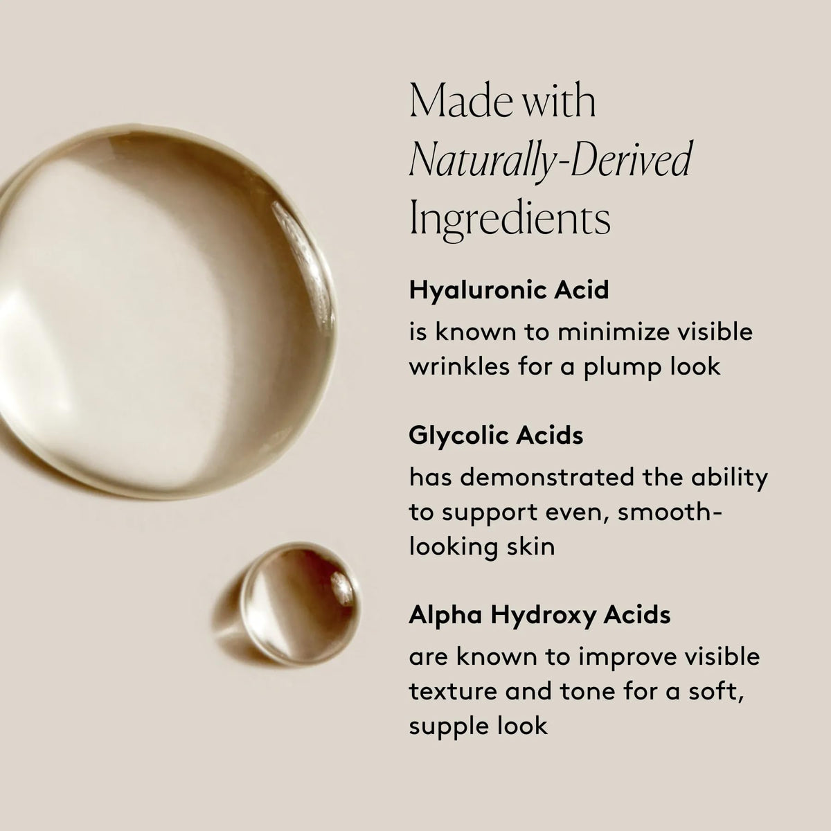 Naked & Thriving 30 ml bottle next to coin to show travel-ready size and convenience