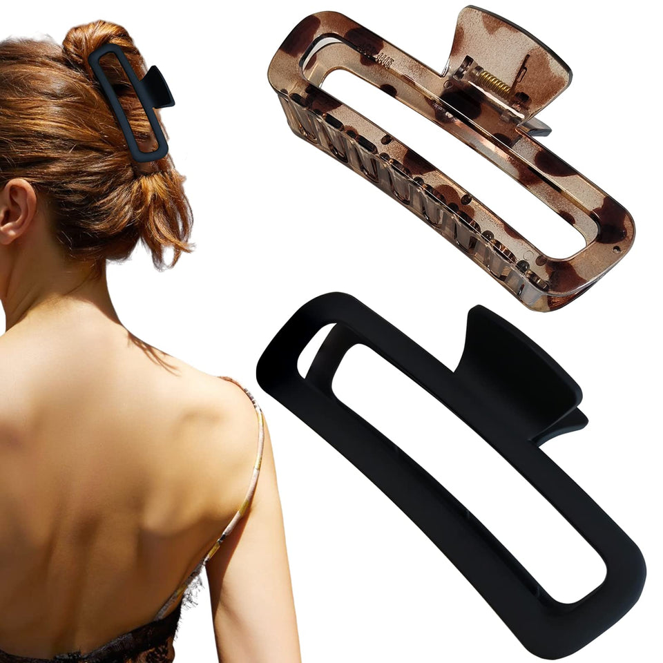 Nalodu front view of 5-inch clip two-pack showing finishes and secure hold benefit