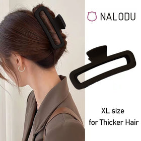Nalodu clip holding thick curly hair securely for all-day comfort benefit