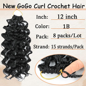 Naniciar crochet hair being installed with a latch hook demonstrating quick setup benefit