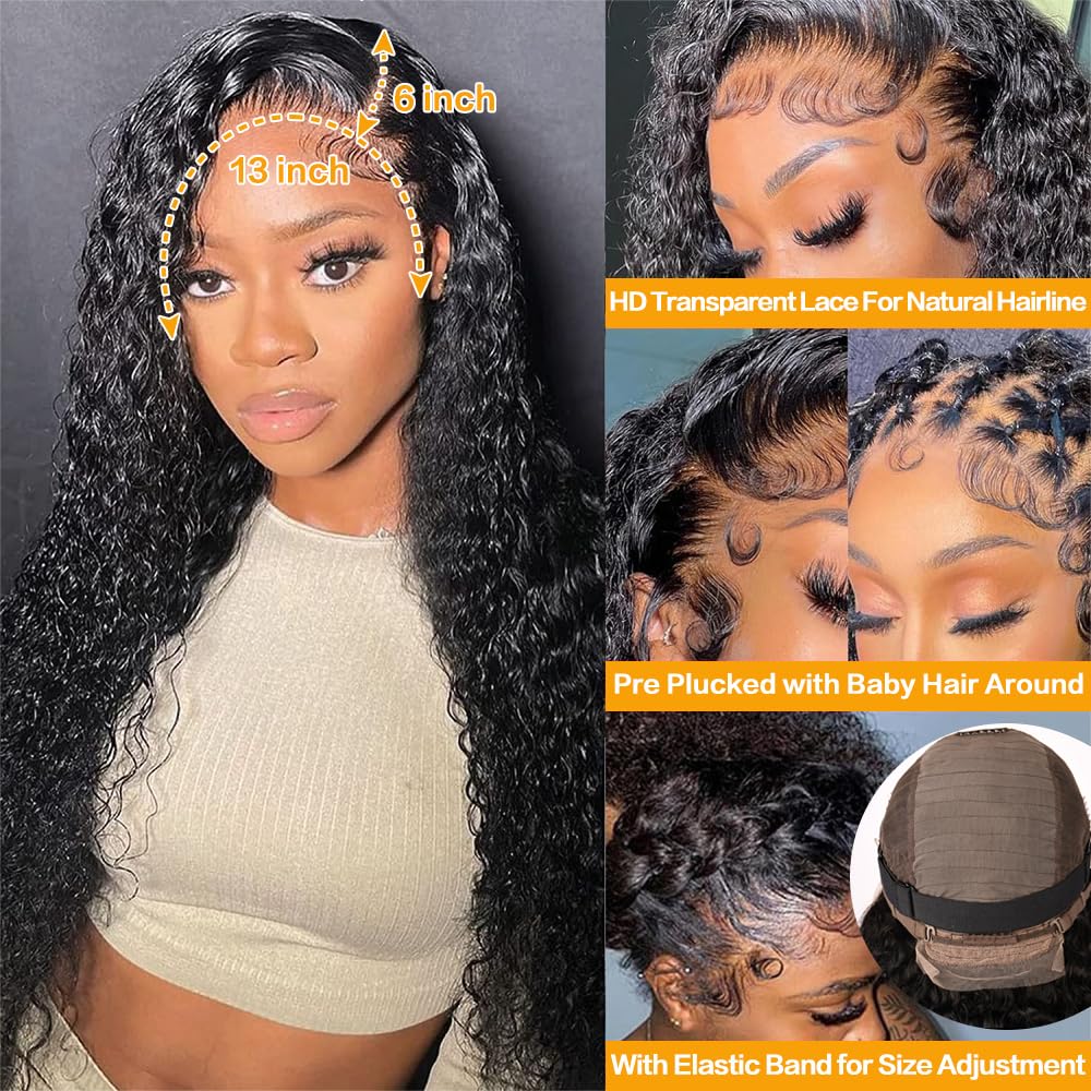 NANTLIY 13x6 HD lace close-up blending with skin for realistic scalp