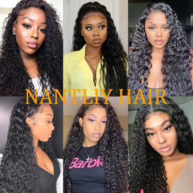 NANTLIY lifestyle model wearing wig showing styling versatility and confidence
