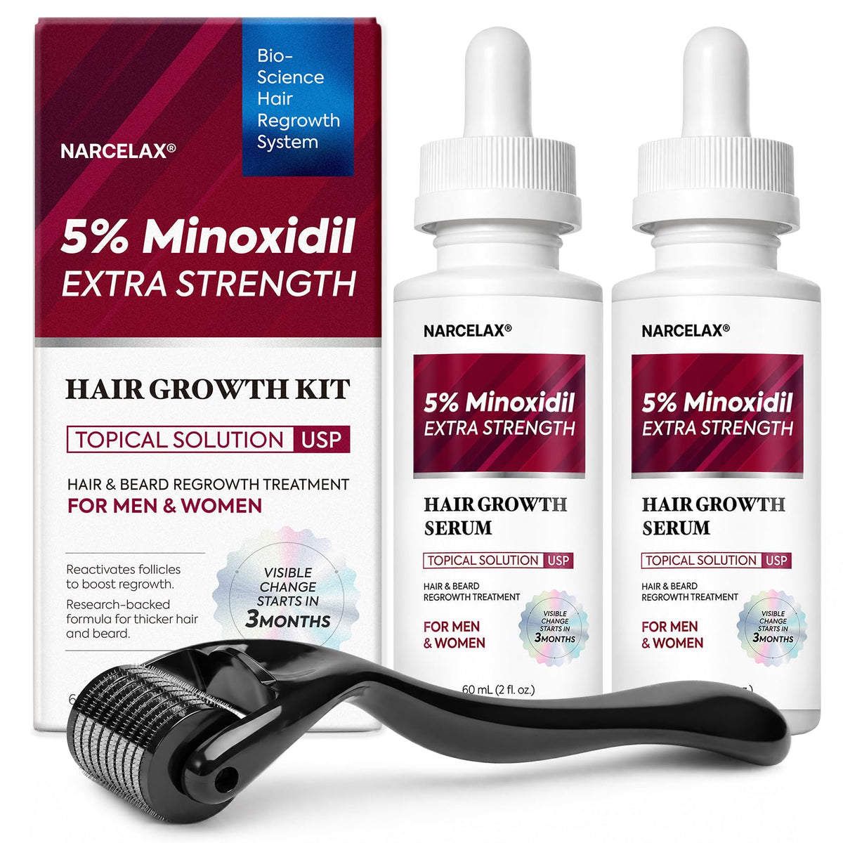 Narcelax front bottle view showing branding and clear usage benefit