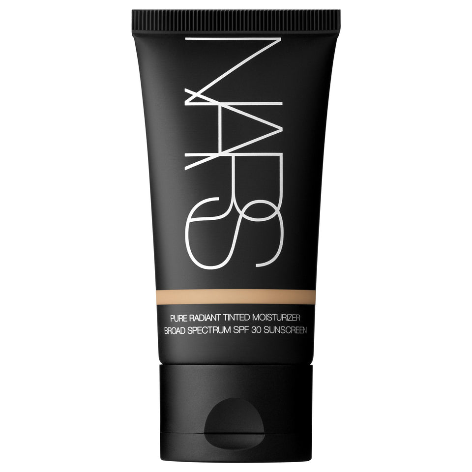NARS pure radiant tinted moisturizer Groenland front packaging showing SPF benefit