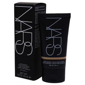 NARS 1.9 ounce bottle next to coin for scale showing travel-friendly size