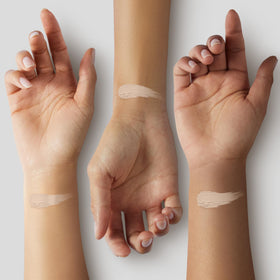 NARS texture swipe Chantilly creamy finish demonstrating blendability and hydrating glow
