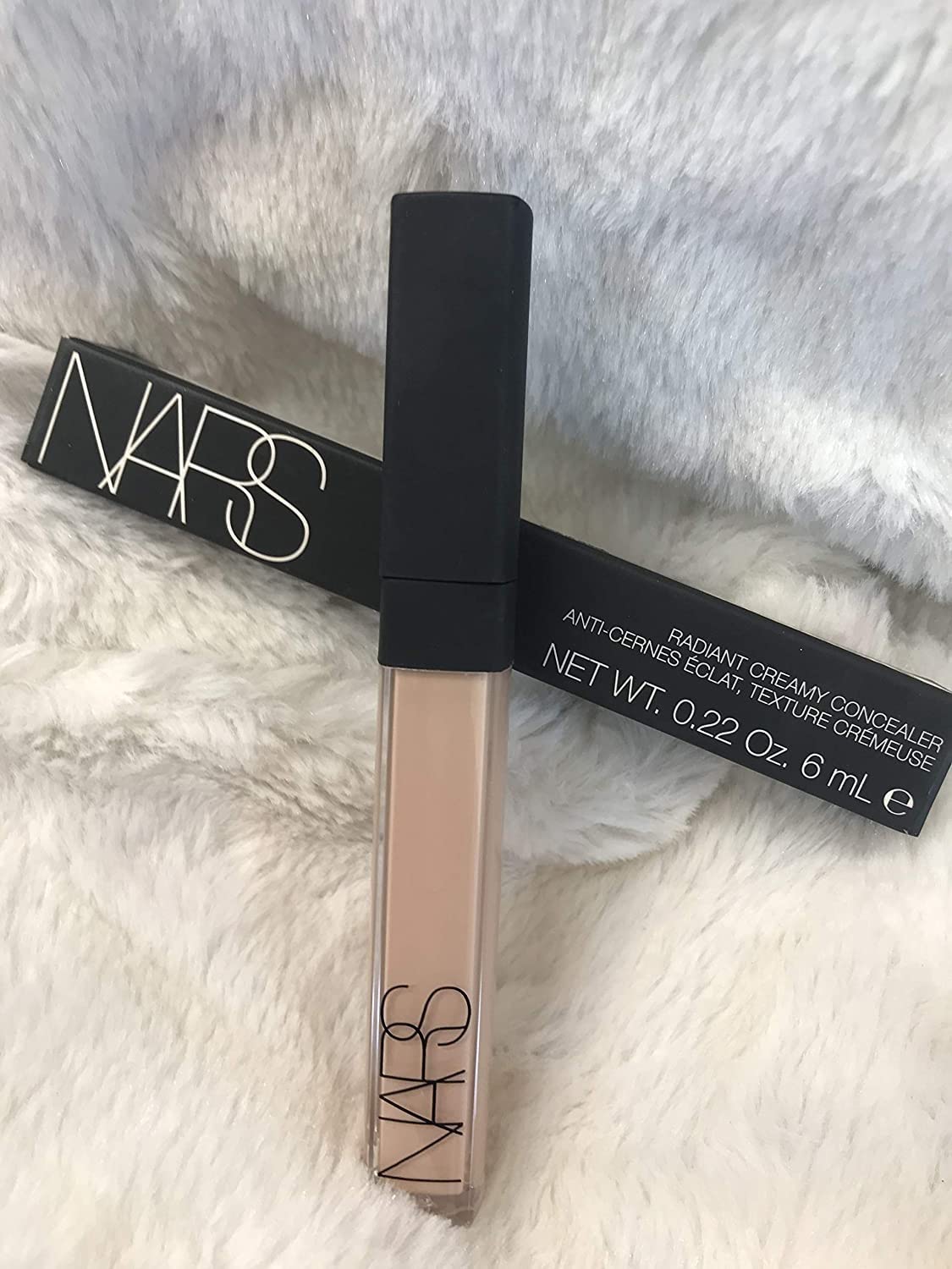 NARS concealer swatch on arm illustrating No. 2.5 Crème Brûlée color match