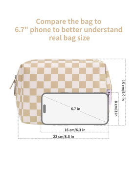 Narwey bag inside a tote to demonstrate compact scale and portability