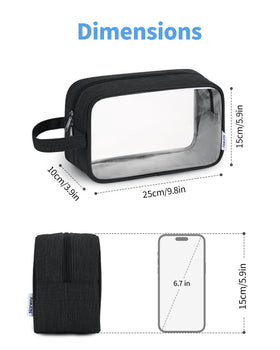 Narwey clear panel revealing items for quick security checks and retrieval