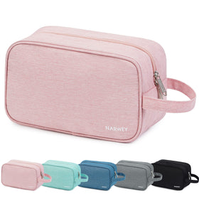 Narwey pink front packaging shows roomy design and travel-ready style