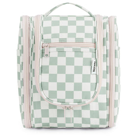 Narwey front view mint checkerboard shows compact design and style benefit