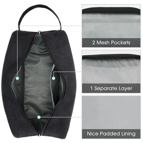 Narwey in use inside travel luggage showing tidy packing benefit