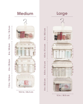 Narwey internal compartments and mesh pockets organize items clearly
