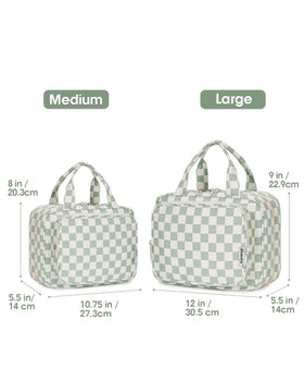 Narwey open flat revealing compartments for easy access and organization
