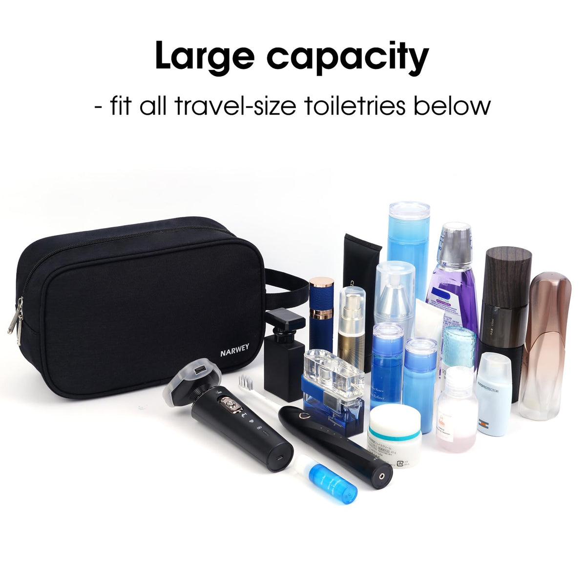 Narwey side handle reinforced stitching showing secure-carry benefit