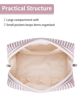 narwey dusty rose top opened view displaying roomy compartment, quick access