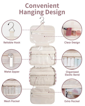 Narwey metal hook detail enabling secure hanging in bathrooms
