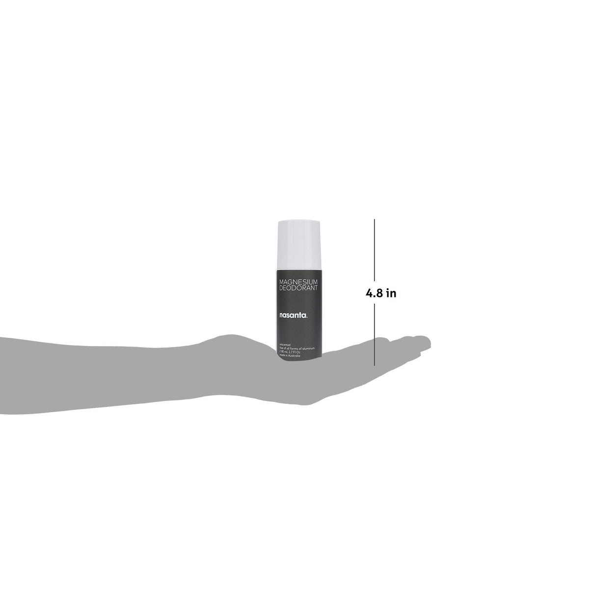 nasanta bathroom lifestyle scene with bottle on shelf showing gentle daily-care benefit