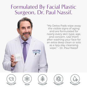 NassifMD used in bathroom routine showing quick refresh and prep
