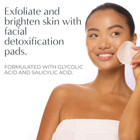 NassifMD pad soaked with solution highlighting controlled exfoliation