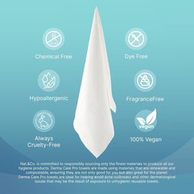 nat.&co. damp towel removing makeup easily without irritation