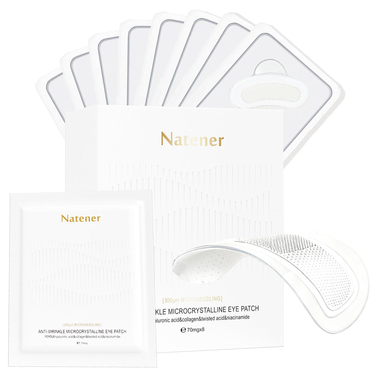 Natener front packaging showing product and benefits for easy identification