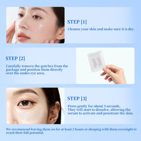Natener ingredient layout highlighting active blend for targeted eye care