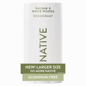 Native front packaging showing large 3.1 oz stick and scent
