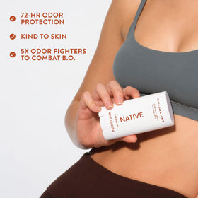 Unboxed Native stick with visible twist base showing product access convenience
