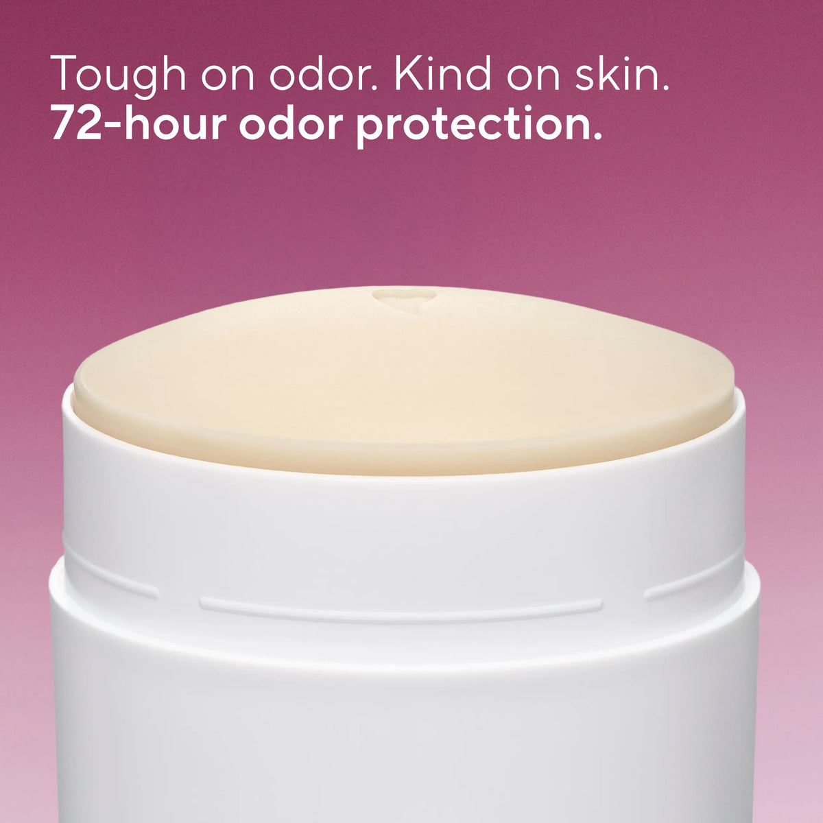 Native close-up of smooth deodorant texture highlighting non-greasy feel