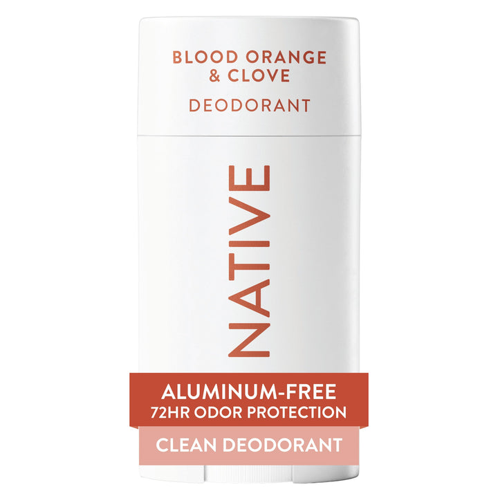 Native blood orange & clove front packaging showing product and scent benefit