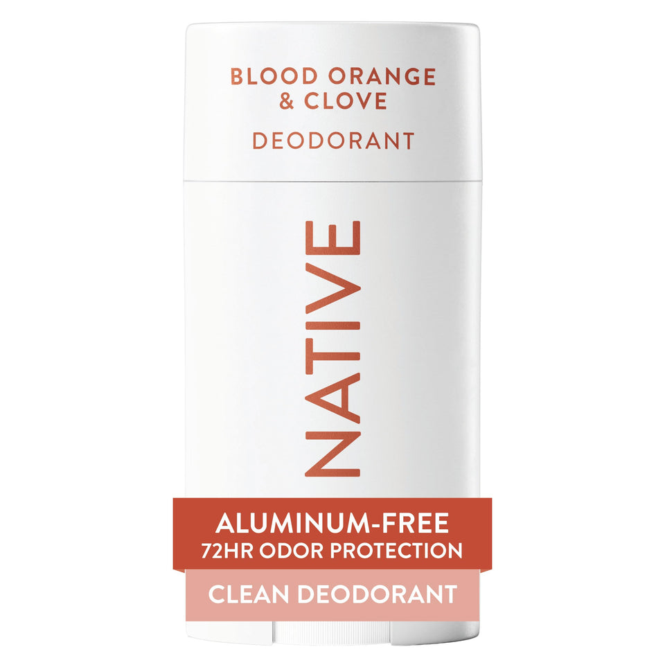 Native blood orange & clove front packaging showing product and scent benefit