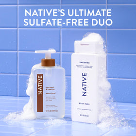 Native unscented bottle variant highlighting fragrance-free gentle option
